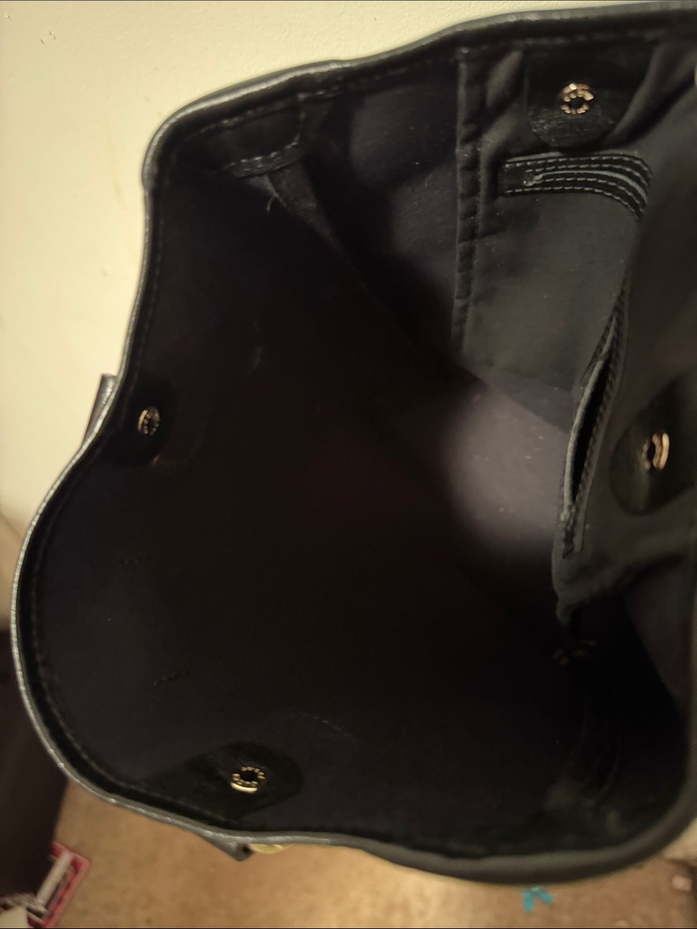 Gucci White Canvas Tote with Black Leather Trim comes with COA as pictured. - Picture 8 of 11